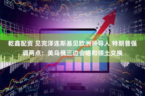 乾鑫配资 见完泽连斯基见欧洲领导人 特朗普强调两点：美乌俄三边会晤和领土交换